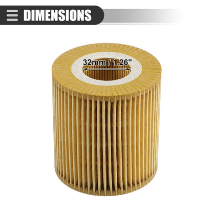 Engine Oil Filter & Gasket Set for BMW X3, X1 (2005-2011)