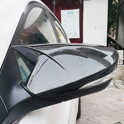 Carbon Fiber Rear View Mirror Cover Trim 2 x for Hyundai Veloster (2012-2017)