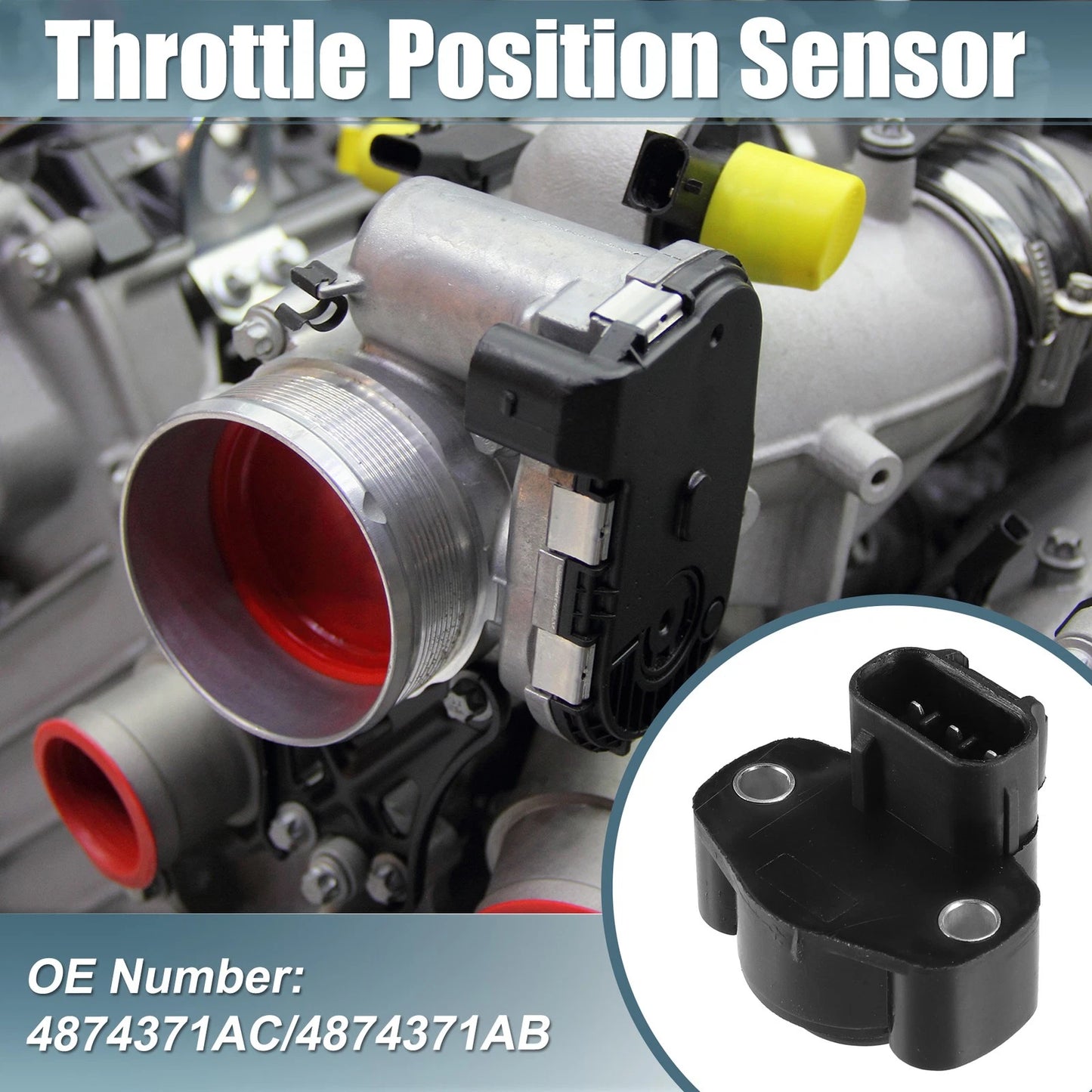 Throttle Position Sensor 2 x for Jeep Cherokee (1997-2001)