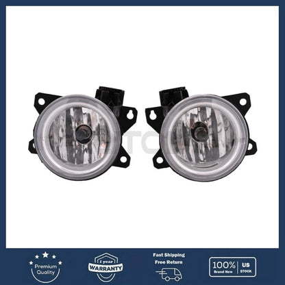 Left & Right Fog Light With Bulbs for Honda Civic (2016–2021)