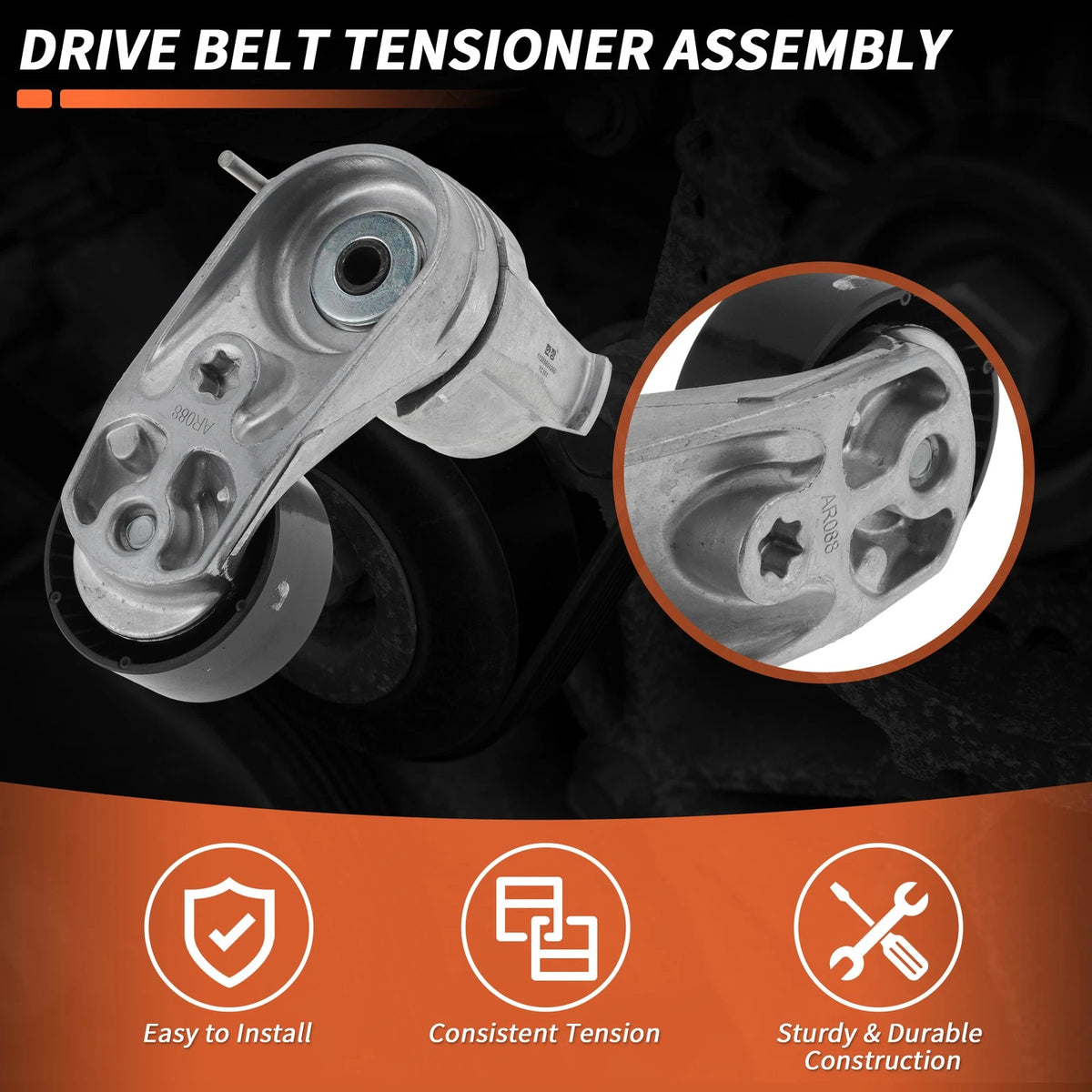 Set Drive Belt Tensioner Kit for BMW 535i (2011 - 2016)