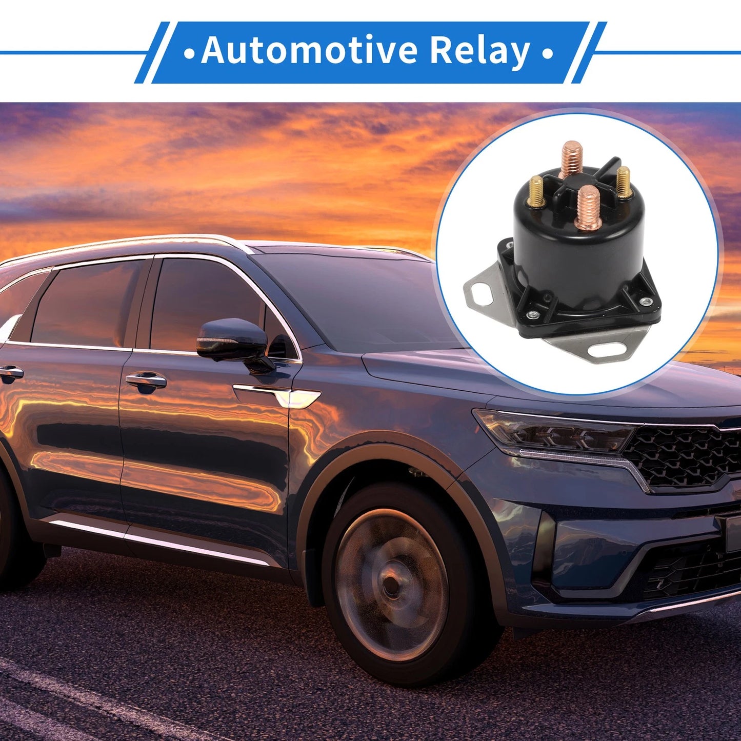 12V 250A Diesel Glow Plug Relay Set for Ford F Series