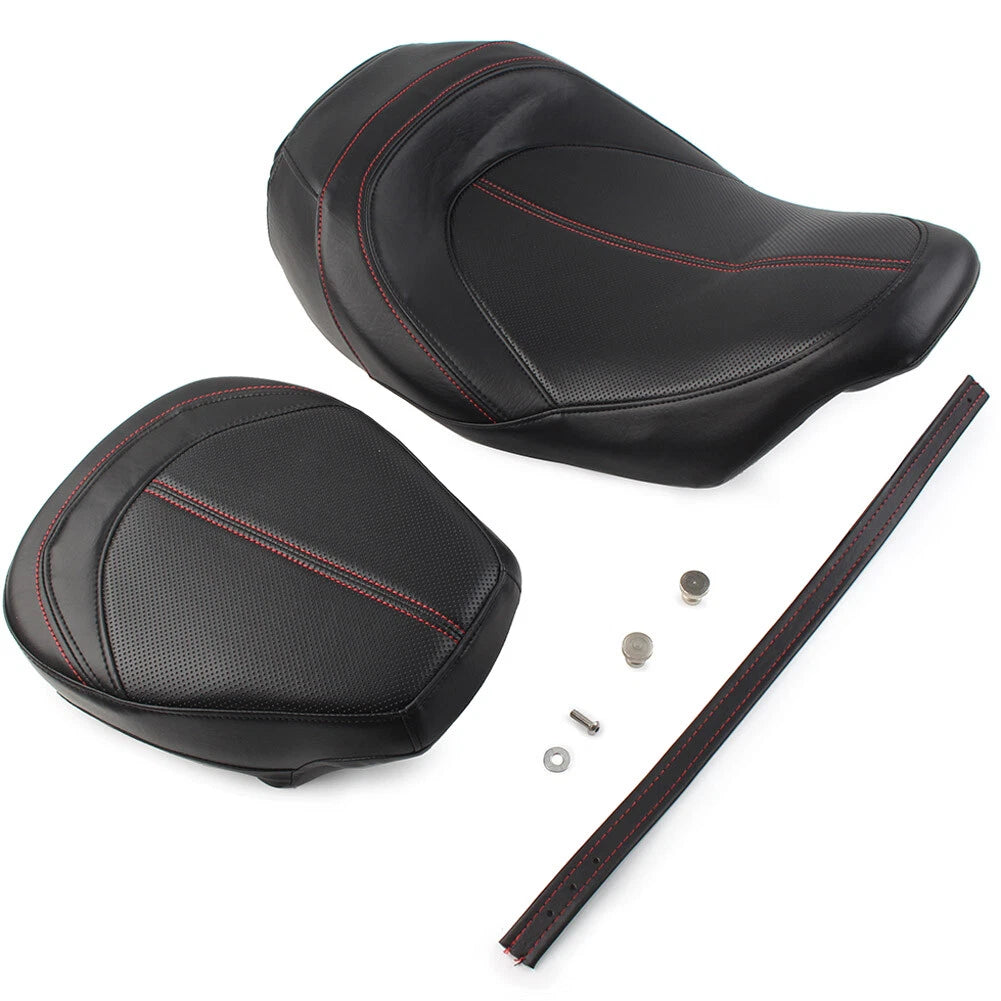 Low-Profile Driver Passenger Pillion Seat for Touring Road Glide CVO (2019-2022)