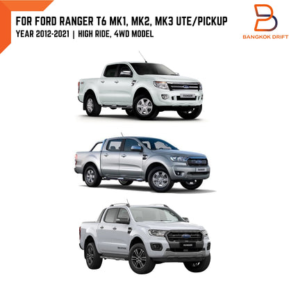 Genuine Front Mud Flaps for Ford Ranger T6 High Ride 4WD (2012-2021)
