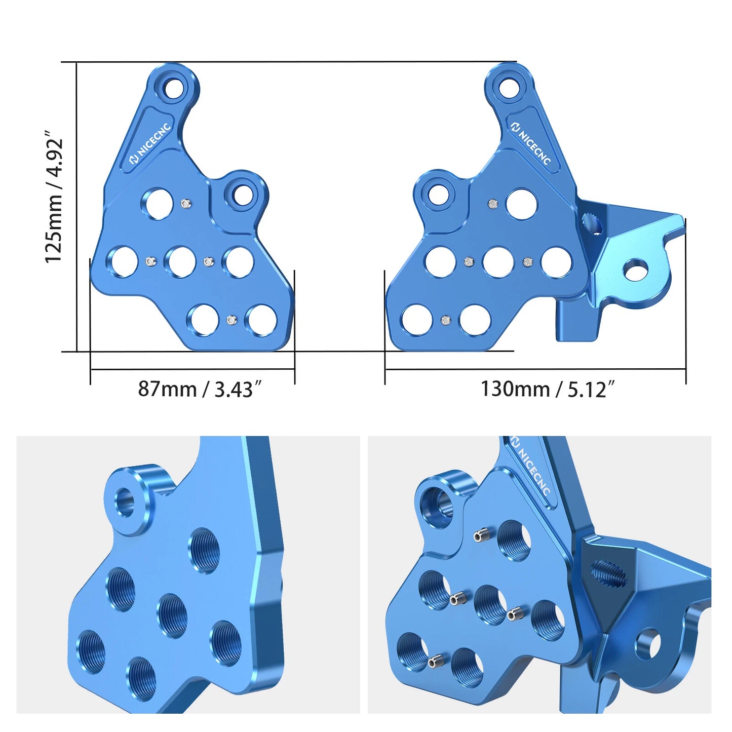 Footpeg Mount Bracket Kit for Surron Light Bee X (2020-2023)