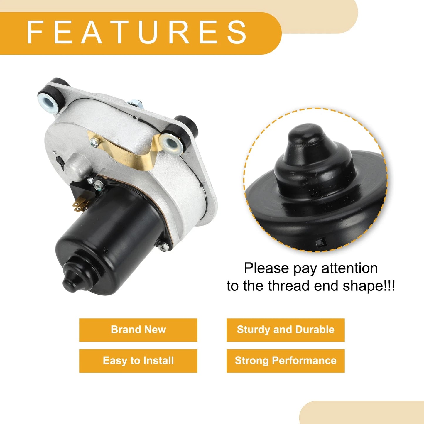 Front Windshield Wiper Motor for Dodge D100 D200 W100 W200 (69-71)