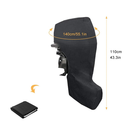 Outboard Motor Cover with Adjustable Strap for OMC 6-15HP Models