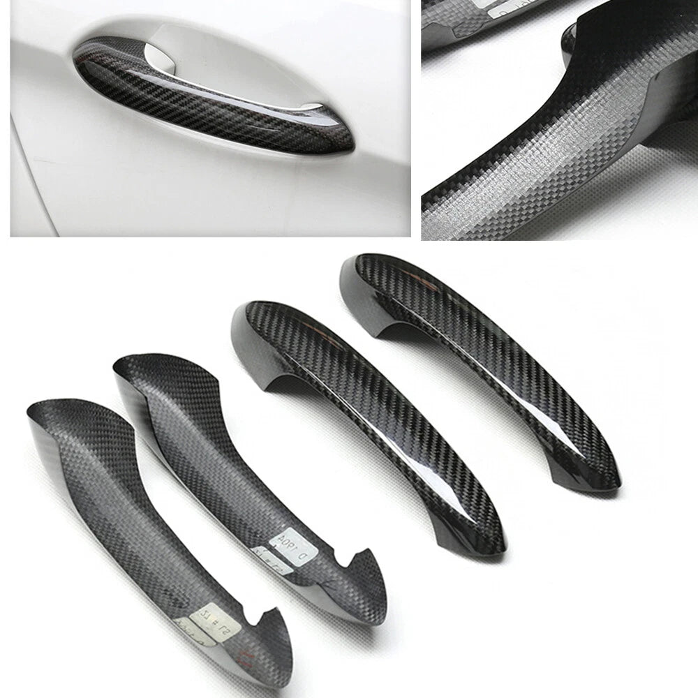Carbon Fiber Door Handle Covers for 18-23 BMW G20 G30 G38 G32 G01 X4 X5 (2018-2023)