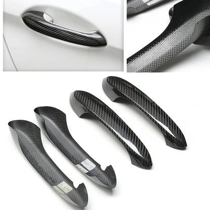 Carbon Fiber Door Handle Covers for 18-23 BMW G20 G30 G38 G32 G01 X4 X5 (2018-2023)