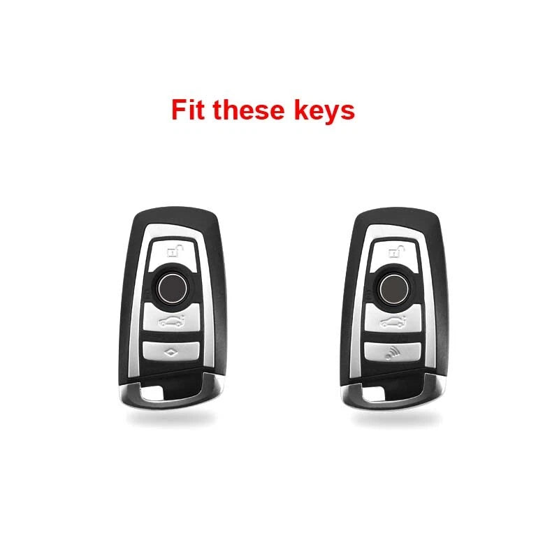 Leather Remote FOB Key Cover Keyless Bag fit for BMW 1 3 4 5 6 X1 X3 Series