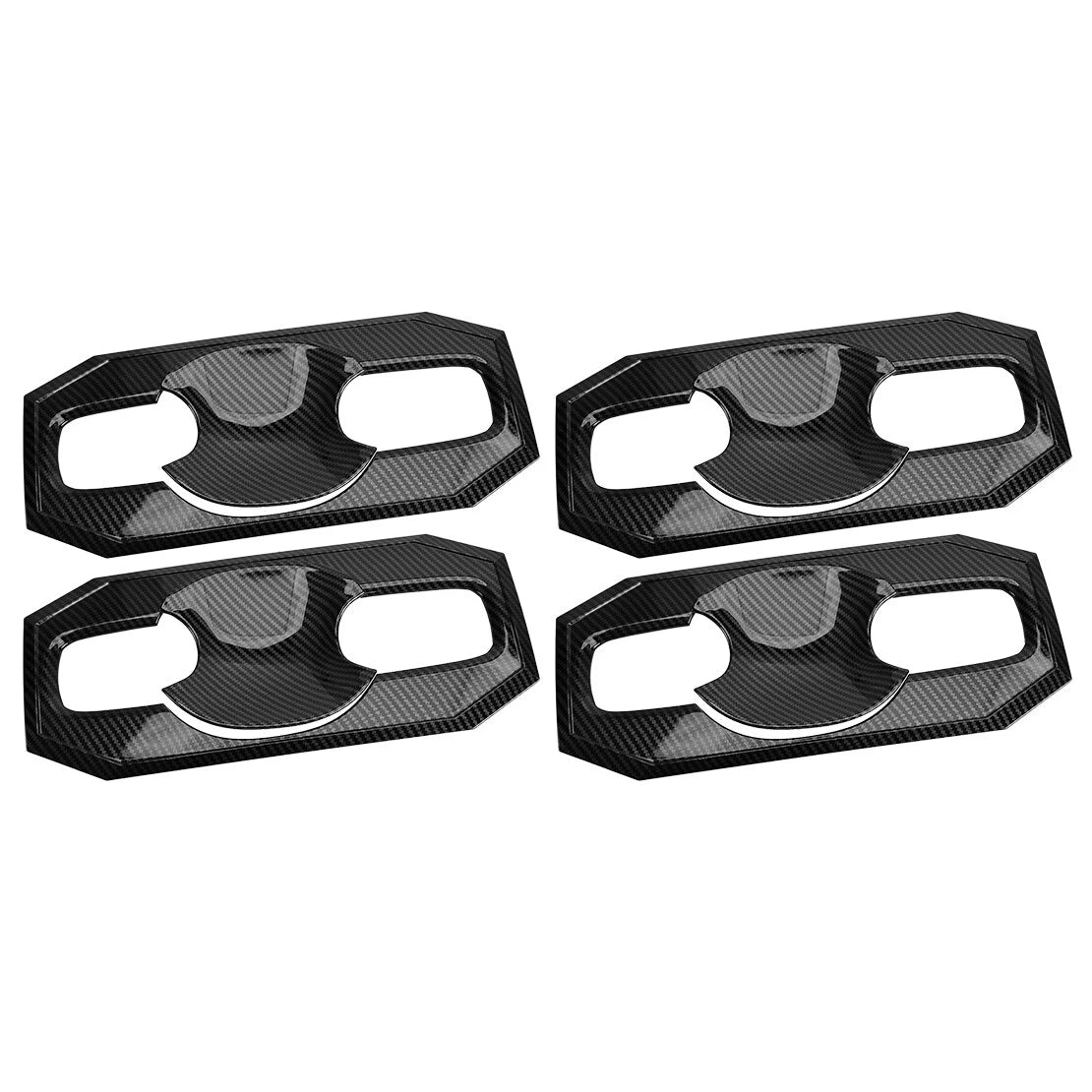 Black 1 Set Door Handle Bowl Cover Trim for Toyota Tundra (2022-2023)