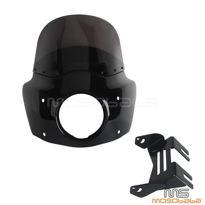 Headlight Fairing & Windshield Kit for Harley Softail Fat Bob 114 (18-24)