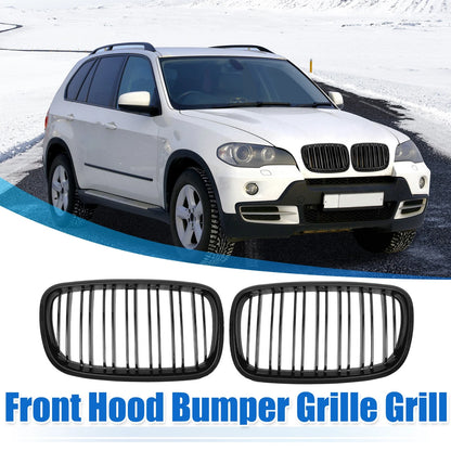 Front Hood Bumper Grille for BMW X5 X6 E70 (2007-2013)