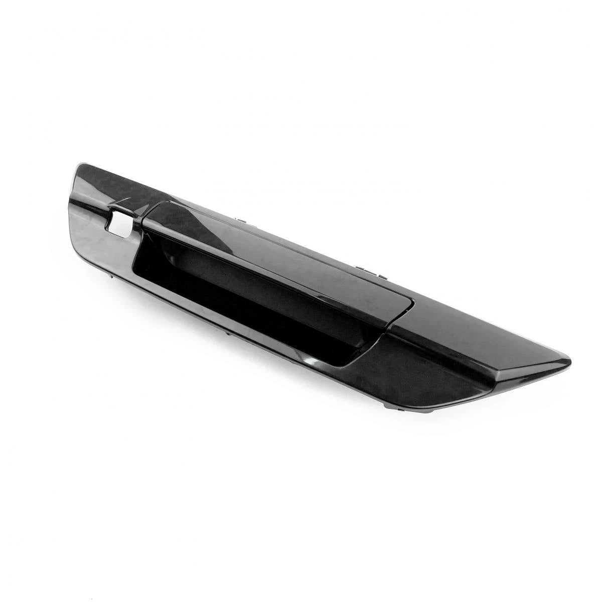 Tailgate Door Handle Glassy Black with Camera Hole Fits Toyota Hilux Revo 2015+
