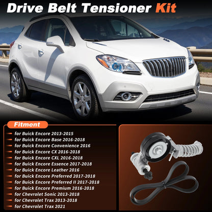 Serpentine Belt Drive Tensioner 6PK1383 for Buick Encore (2013–2019)