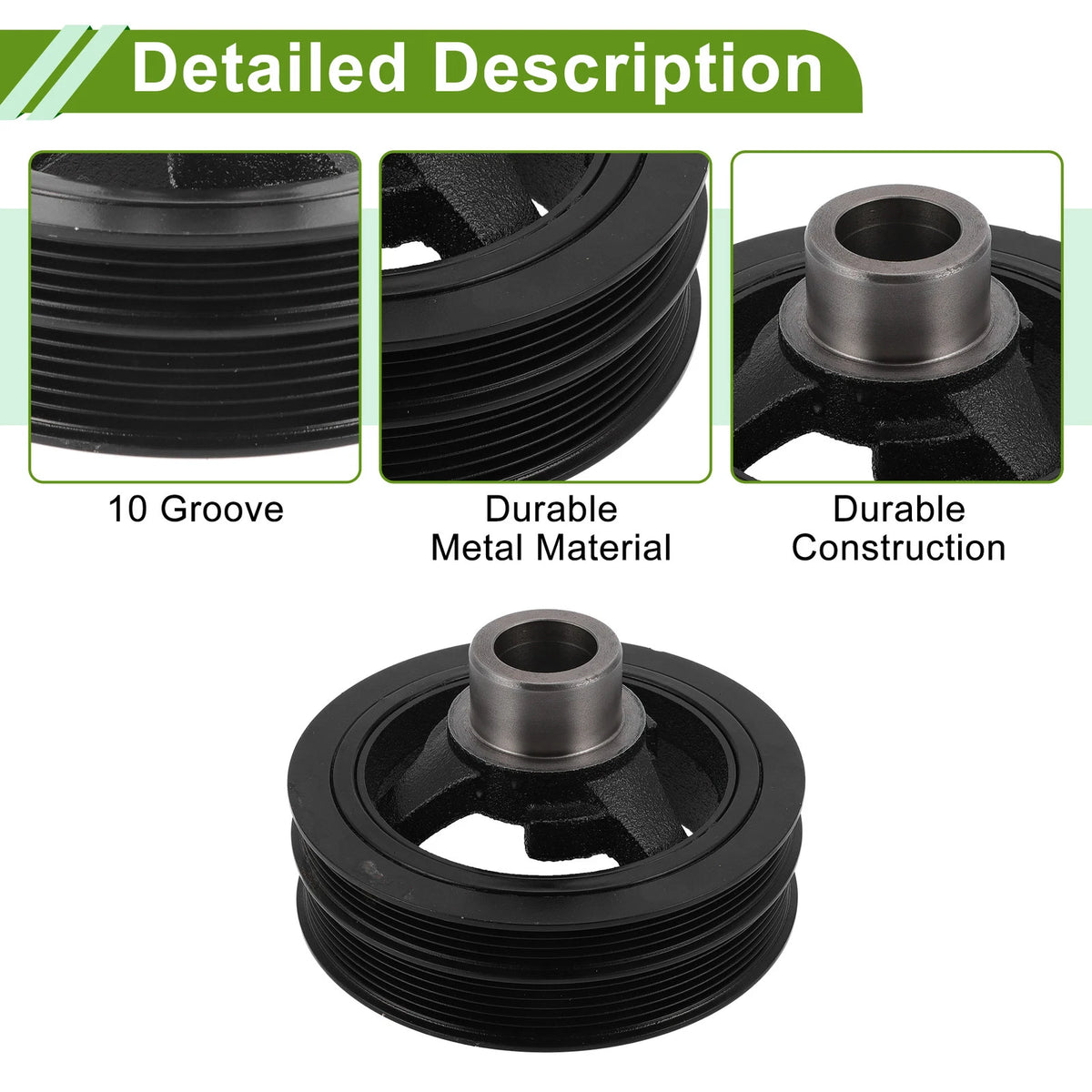 Harmonic Balancer Crankshaft Pulley for Ford F-150 (2011-2020)