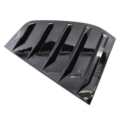 Rear Door Window Triangle Gloss Black Trims for Volkswagen Golf (2009-2013)