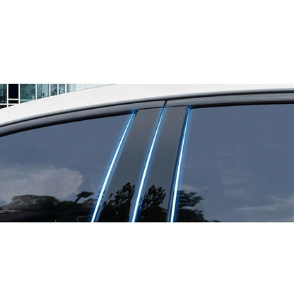 6pcs Gloss Black Window Pillar Post Covers for Chrysler 300 (2011-2020)