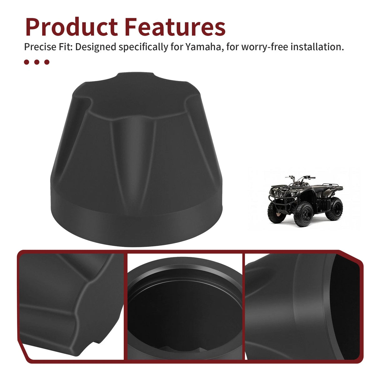 Wheel Cap for Yamaha Kodiak 400 YFM400FW 4x4 (1993–1999)