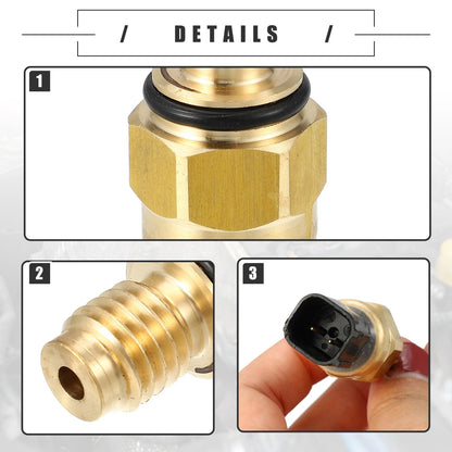 Engine Oil Pressure Sensor for Ford Focus (1998-2004) Black Brass Tone