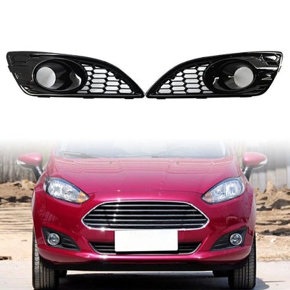 Front Bumper Grilles Fog Light Covers for Ford Fiesta (2012-2016)