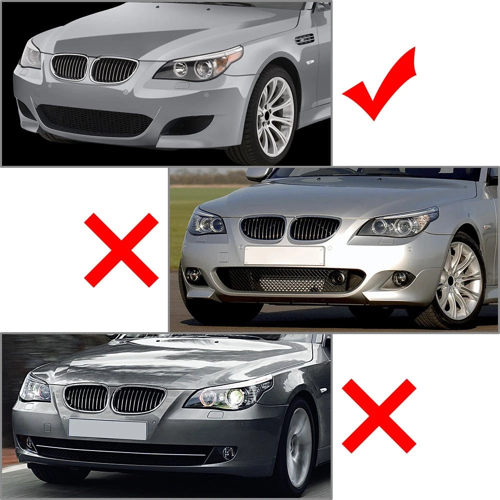 Front Bumper Spoiler Lip Splitter for BMW 5 Series E60 E61 M5 (2005-2010)