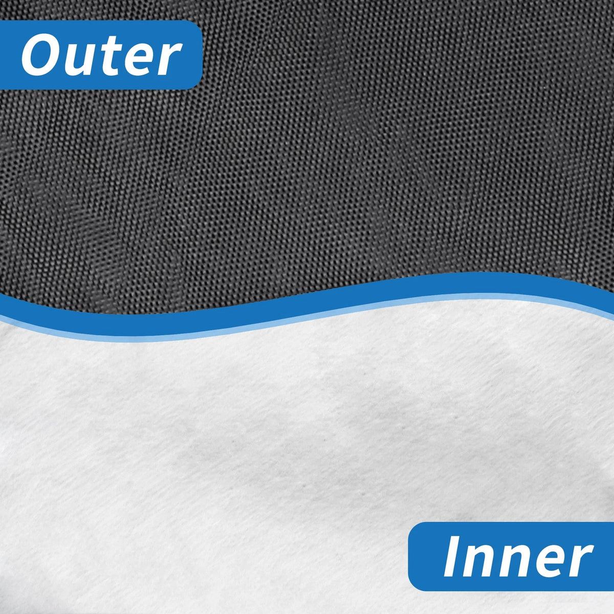 M 210D Sino-Chemical Cotton Hood Windshield Cover for Mini Vans