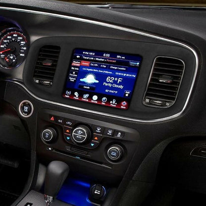 1x Black Navigation Panel Cover for Dodge Charger (2015-2023)