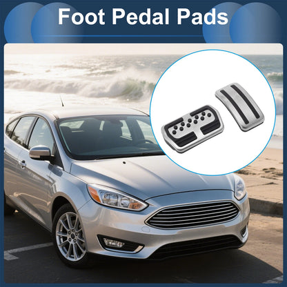 2 x Automatic Foot Accelerator Pedal Covers for Ford Focus (2012-2016)