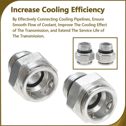 Quick-Connect Transmission Cooler Line Fittings for Chrysler Dodge Jeep (2013+)