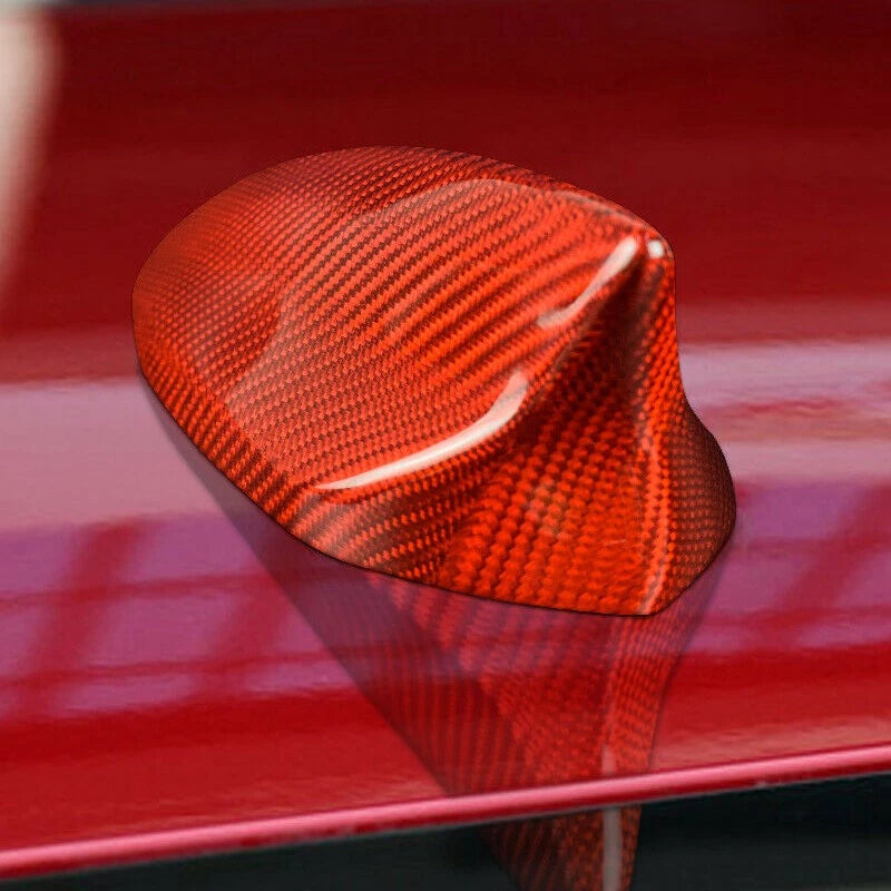 Red Carbon Fiber Shark Fin Antenna Cover for Chevrolet Camaro (2016-2020)