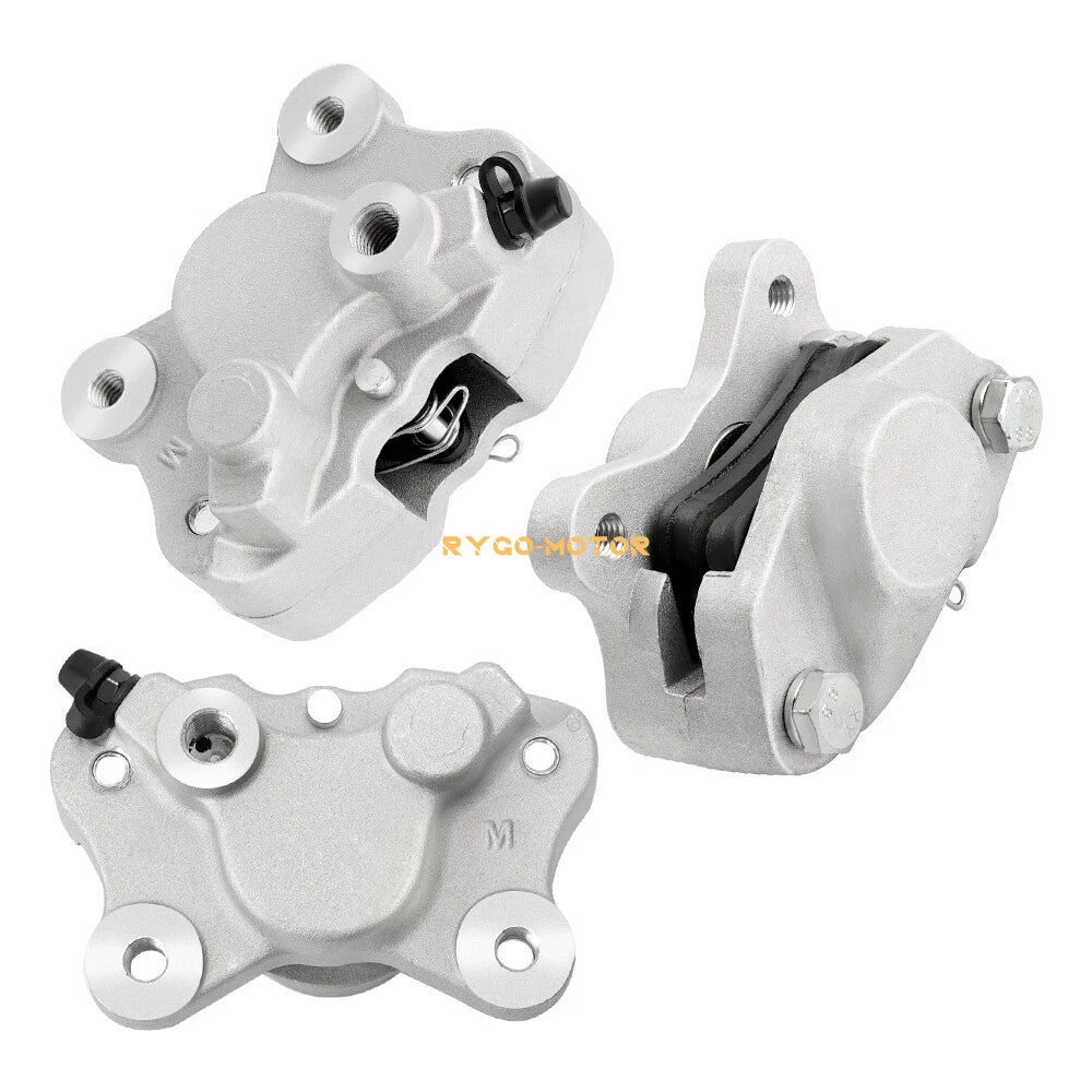 Front&Rear Brake Calipers W/Pads for Arctic Cat ATV 500 Bearcat 454 (1996–2002)