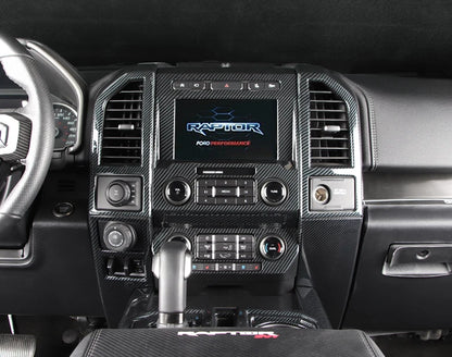Carbon Fiber Navigation Frame Cover Trim for Ford F150 (2015-2019)