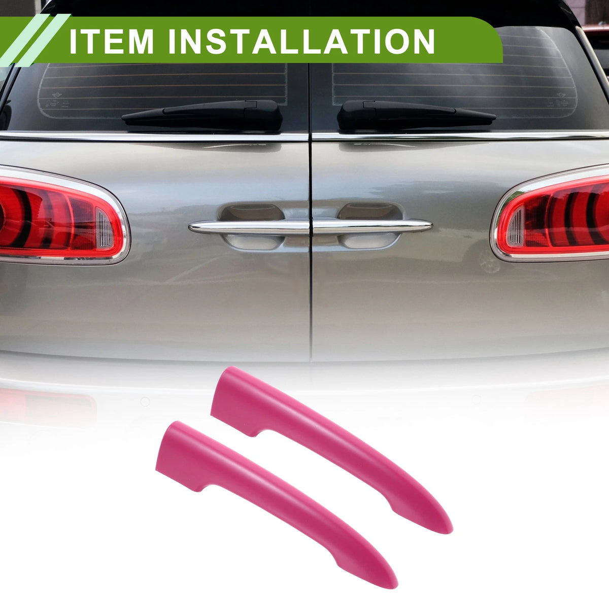 Pink Rear Trunk Tailgate Handle Cover for BMW Mini R55 Clubman (2006-2014)