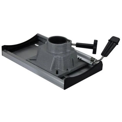 Boat Seat Slide & Swivel for 60mm Pedestal Post, 360° Rotation, 152mm Slide