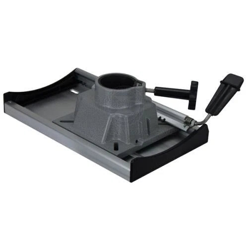 Boat Seat Slide & Swivel for 60mm Pedestal Post, 360° Rotation, 152mm Slide