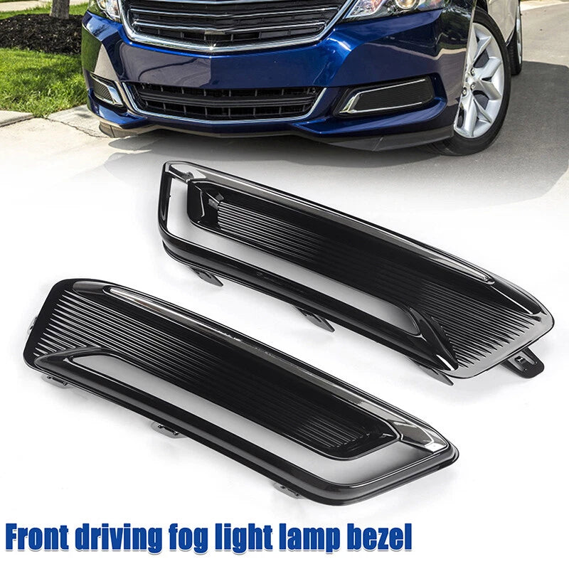 Front Bumper Fog Light Bezel Cover for Chevrolet Impala LTZ (2014-2019)