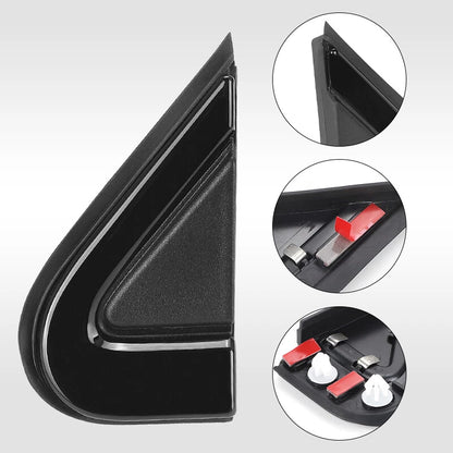 Mirror Corner Molding Trim Pillar Fender Left/Right for DODGE DART (2012-2016)