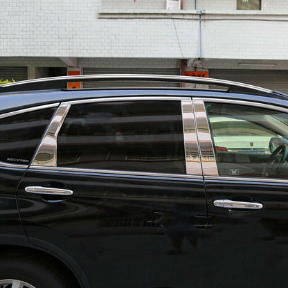 Chrome Pillar Post Stainless Trim Door Cover 6pcs for Honda CR-V (2012–2016)