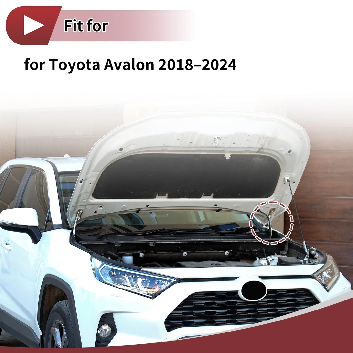 Hood Hinge / Left / Hood Hinge for Toyota Avalon (2018–2024)