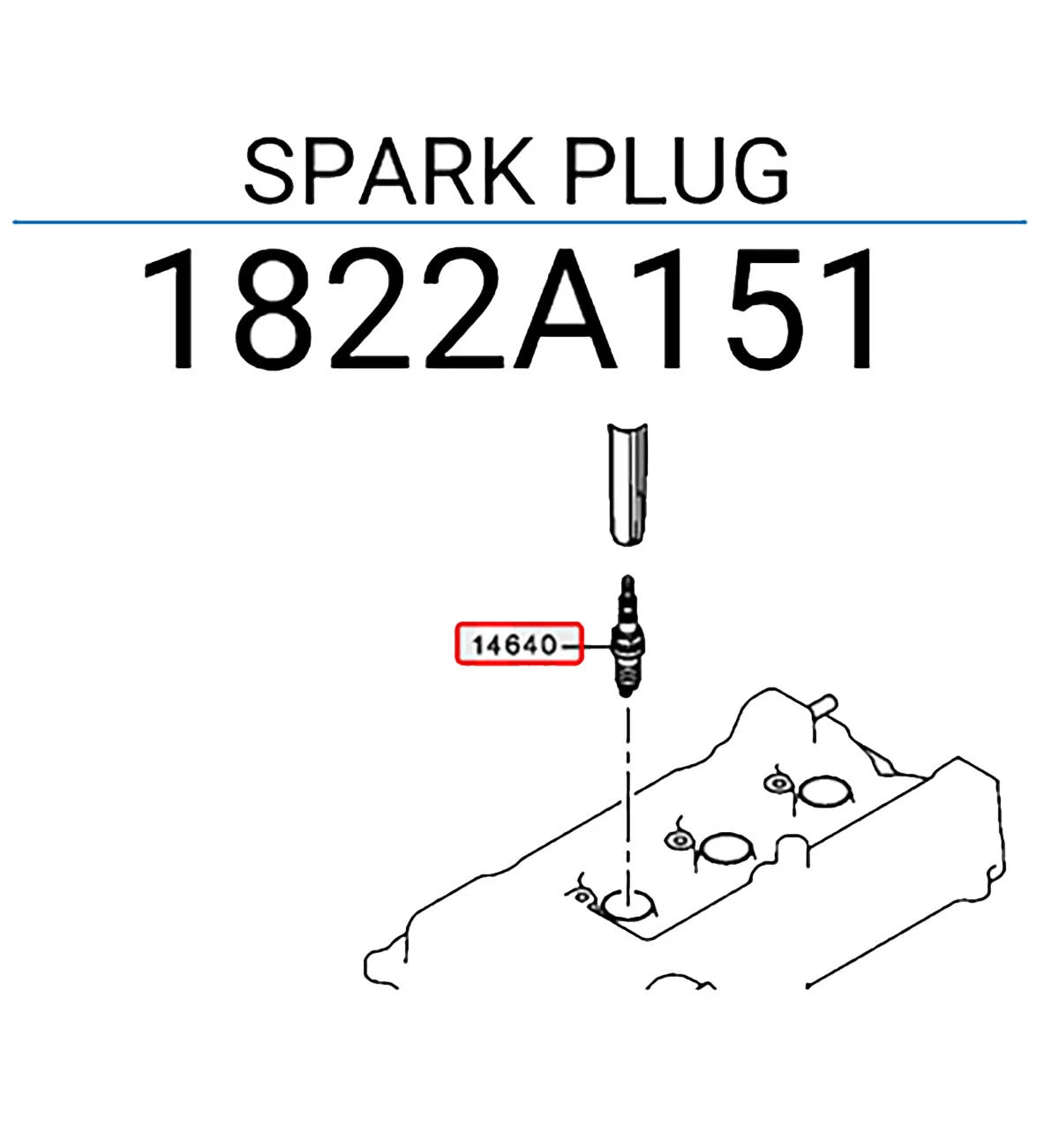 3 x Spark Plugs for Mitsubishi Mirage G4 Attrage Sedan (2012-2022)