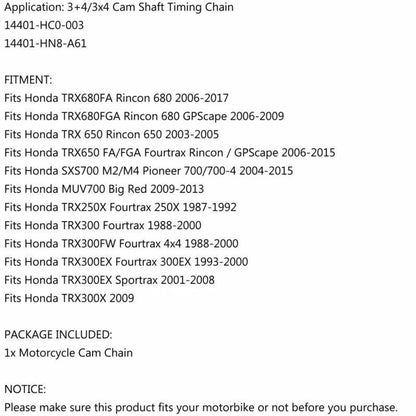 Timing Chain for Honda TRX250X TRX300EX (2001-2009)