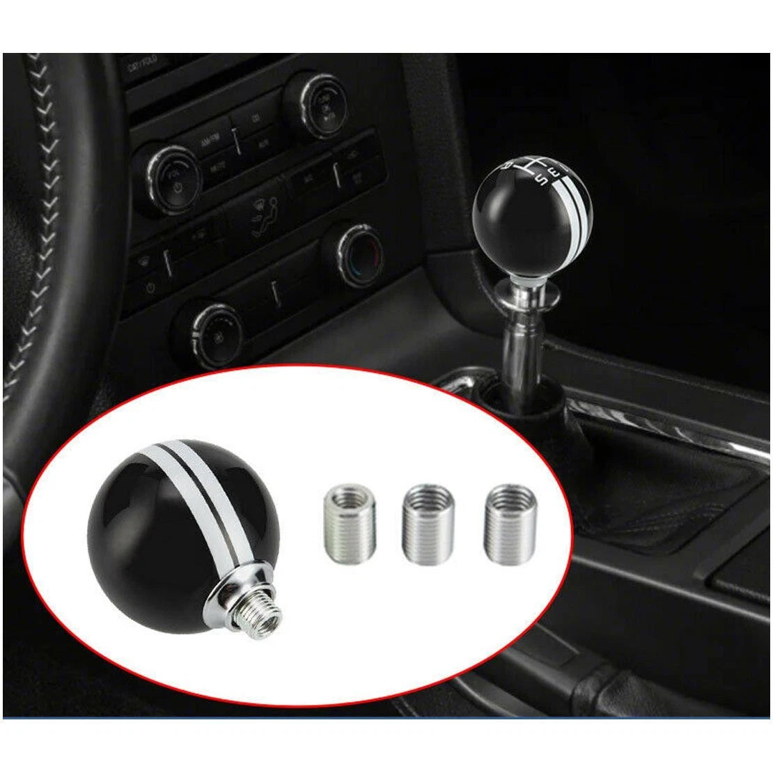 5 Speed Gear Shift Knob Ball for Mustang Shelby GT500 Accessories