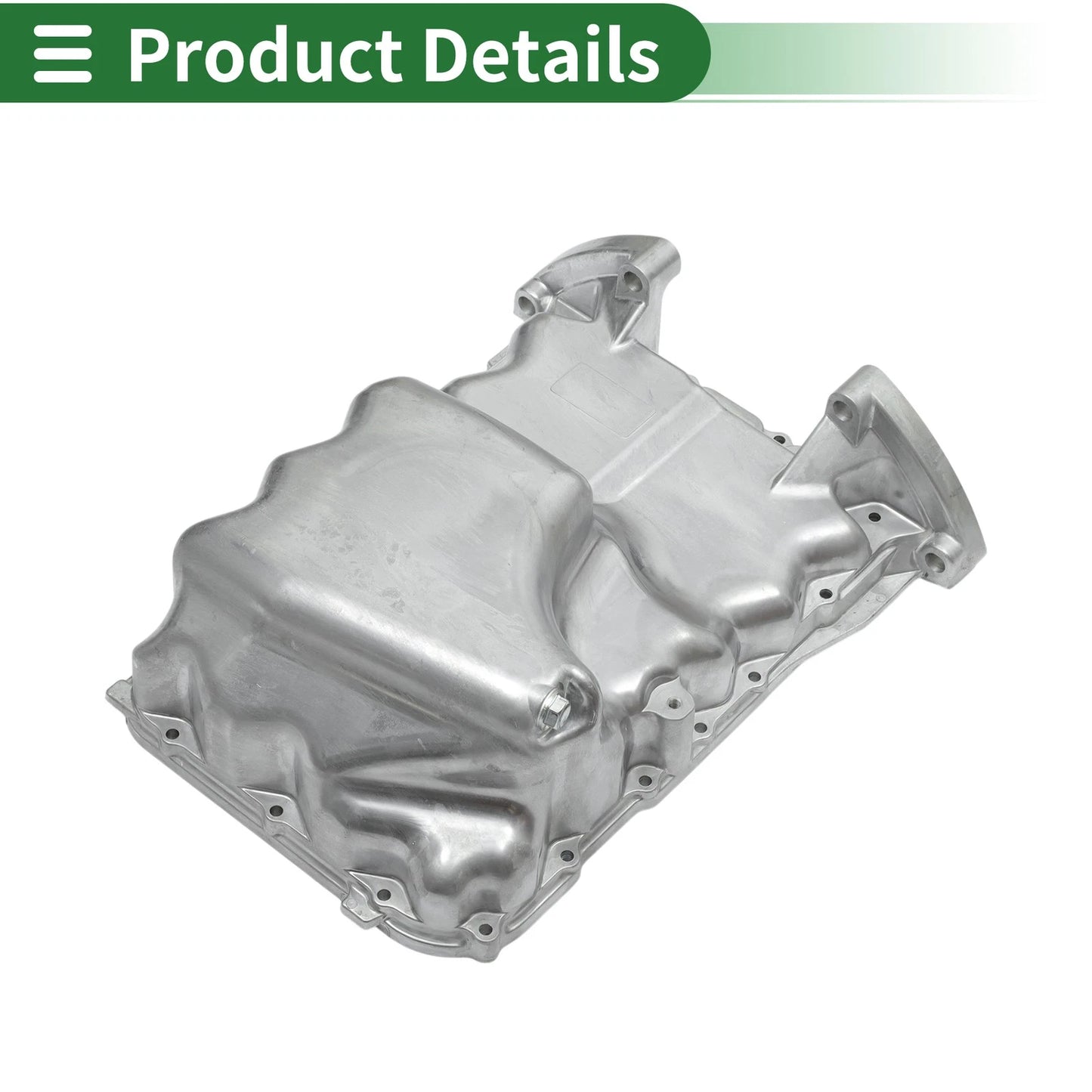 Engine Oil Pan for Honda Odyssey (2007) - Aluminum Silver Tone