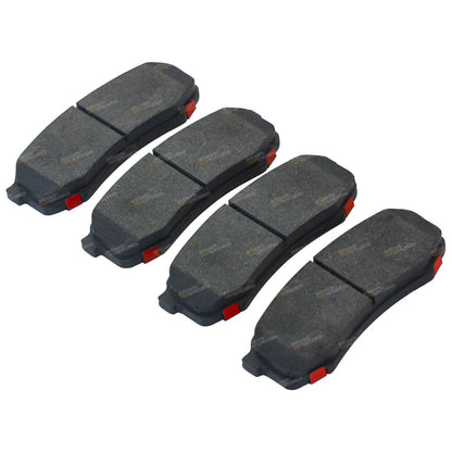 2 x Rear Disc Rotors + Brake Pad Set for Toyota Prado (1996–2009)