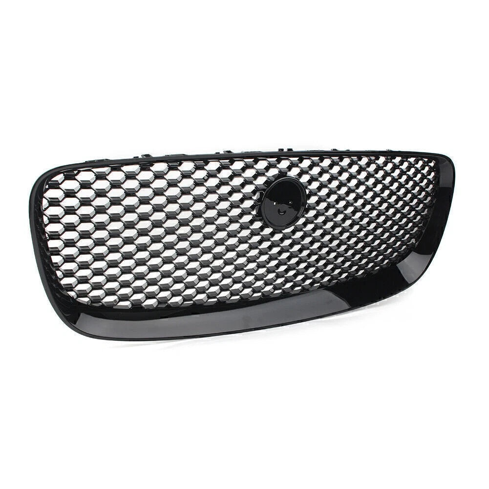 Front Bumper Central Mesh Grille Radiator for Jaguar F-PACE (2016-2020)