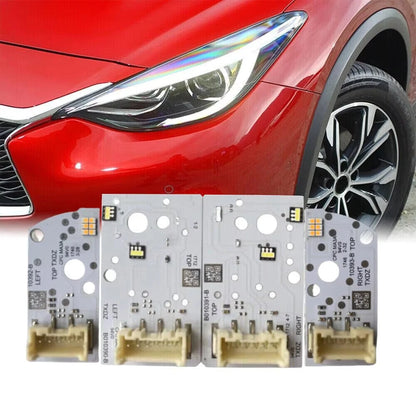 4 x LED Headlight DRL Turn Signal Lamp Boards for Infiniti QX30 Q30 (2017-2019)