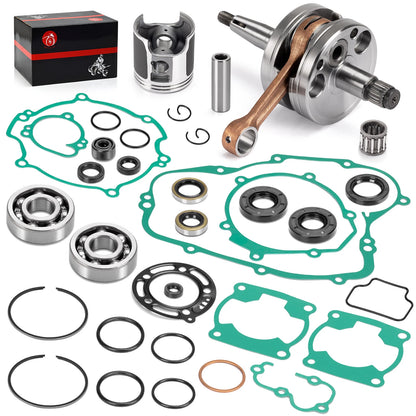 Complete Crankshaft & Engine Rebuild Kit for Kawasaki KX 100 (2001-2005)