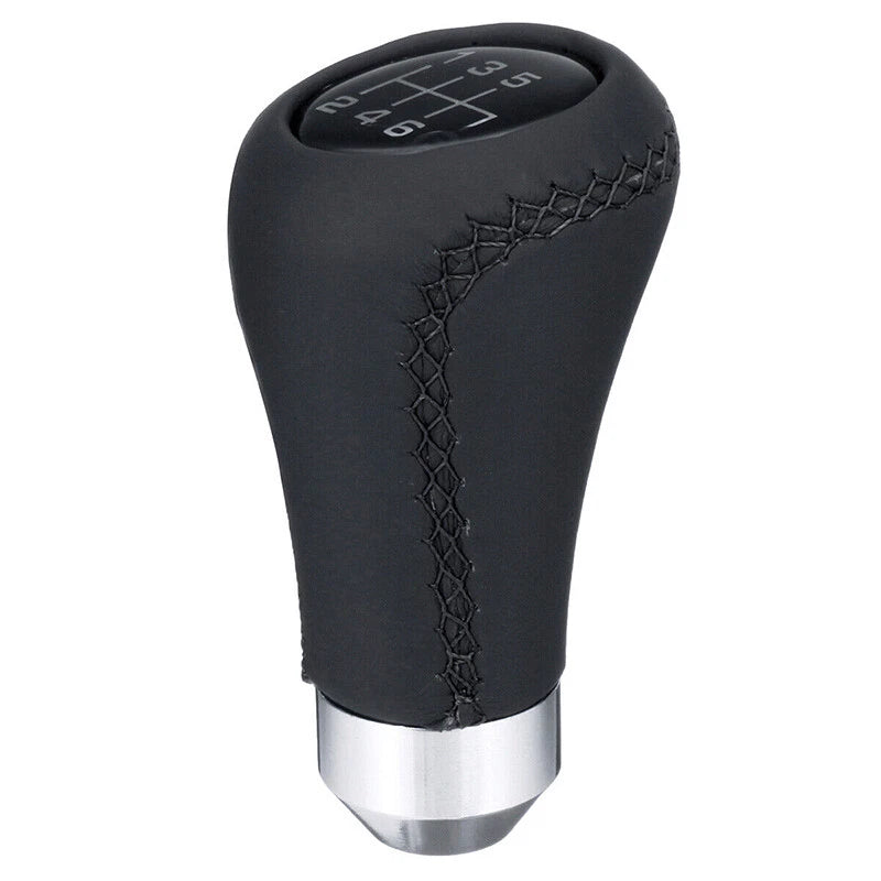 Black 6-Speed Manual Gear Shift Knob for Universal Car