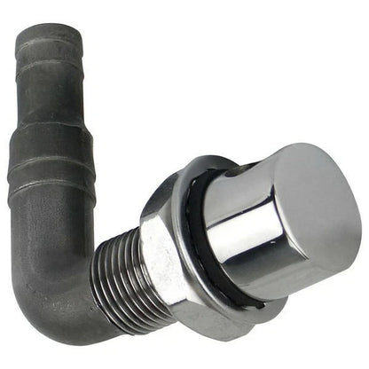 90 Degree Fuel Breather Up Stainless Steel for OMC/BRP/Mercury 16mm Hose